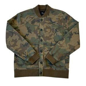 Men's Rails Rare Camouflage Camo Button-Up Jacket Shacket Pockets Button Down M